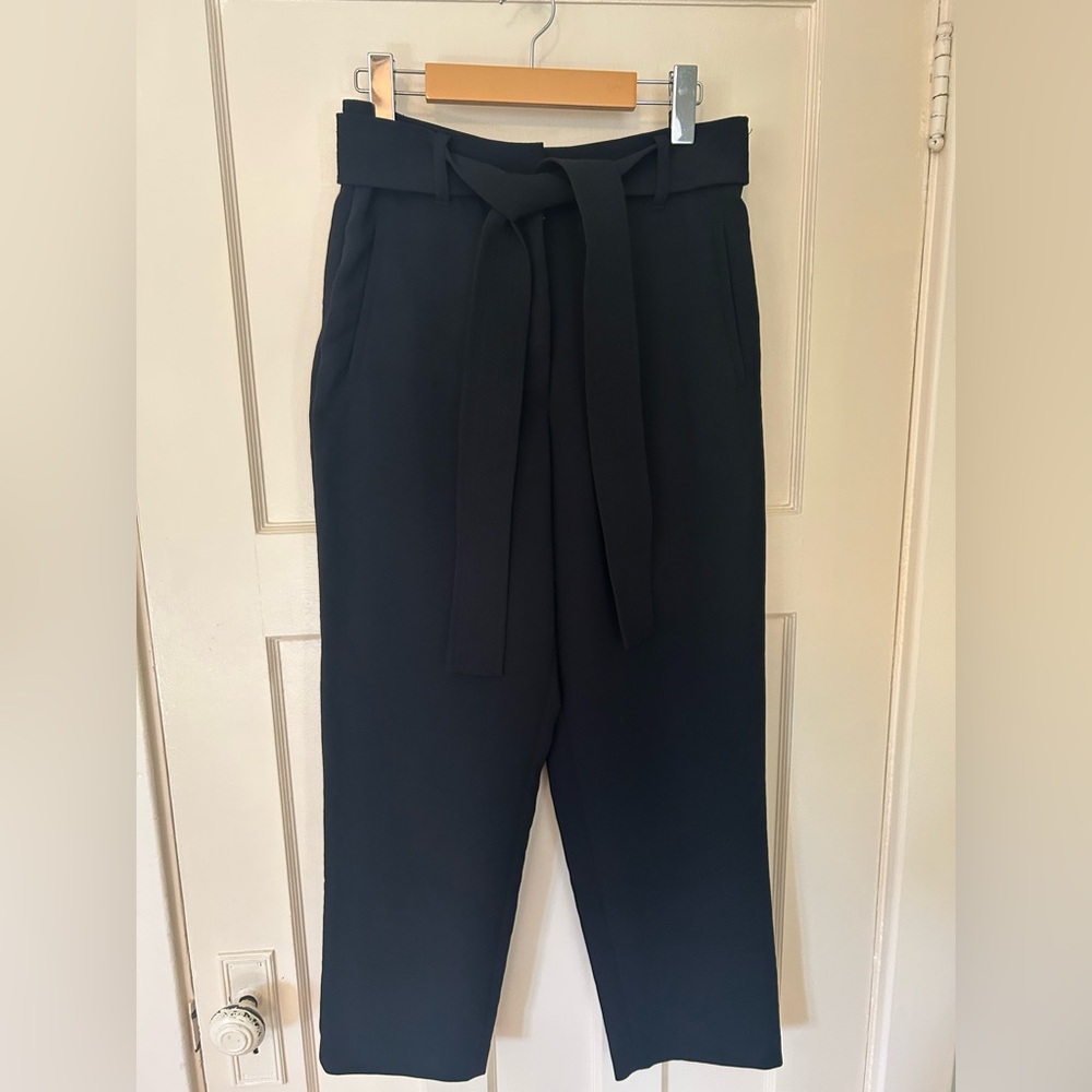 Wilfred Black Tie-Waist Women's Trousers - size 6